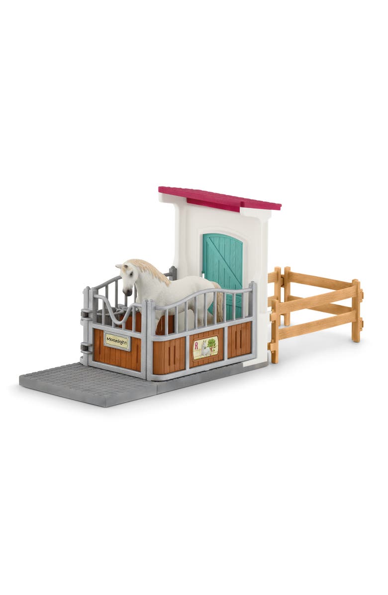 Schleich Horse Club Stall Extension, 21 Pieces, Animal Figures, Kids Ages 5+, Alternate, color, Multicolored