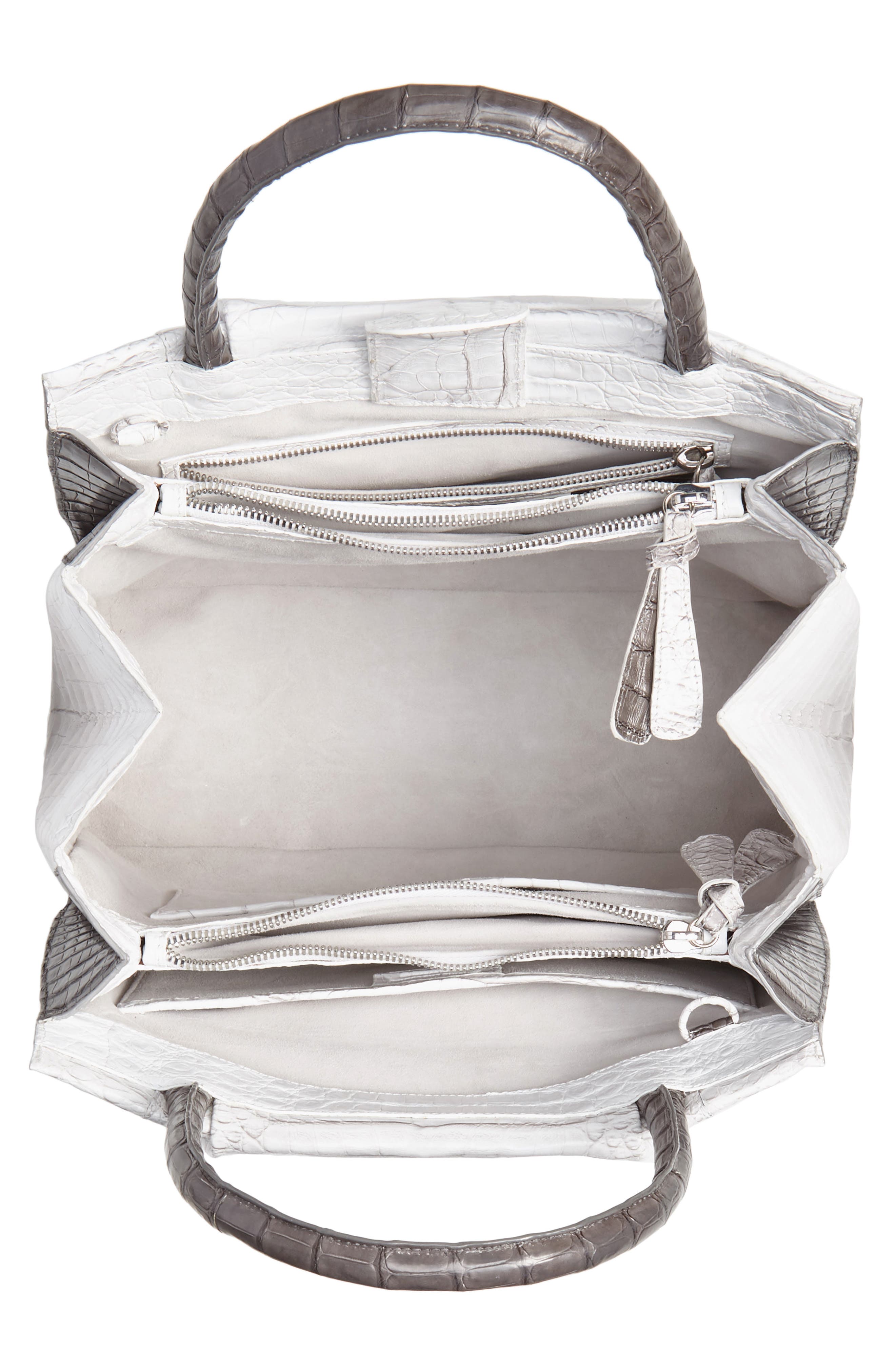 Nancy Gonzalez Small Aliza Genuine Crocodile Tote, Alternate, color, 