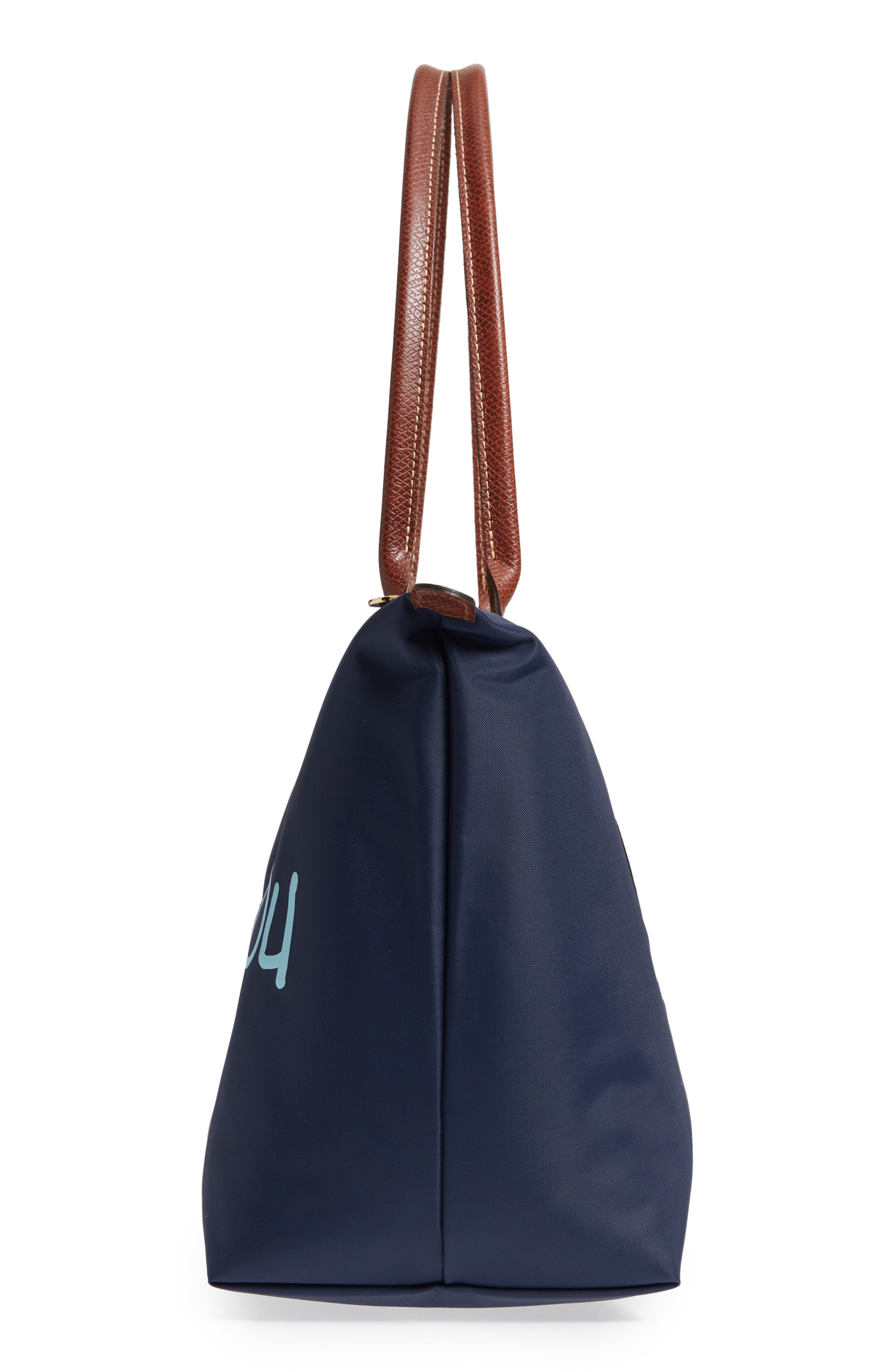 Longchamp 'Large Le Pliage Miaou' Tote, Alternate, color, 