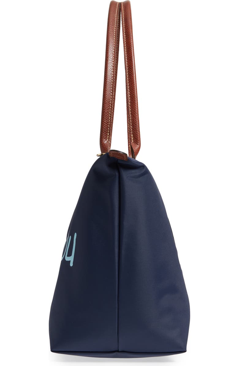 Longchamp 'Large Le Pliage Miaou' Tote, Alternate, color,