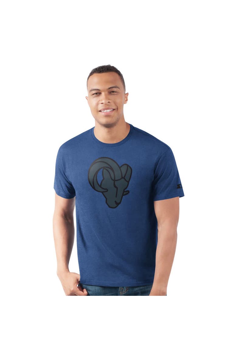 Men's Starter  Royal Los Angeles Rams Prime Time T-Shirt, Alternate, color, Royal
