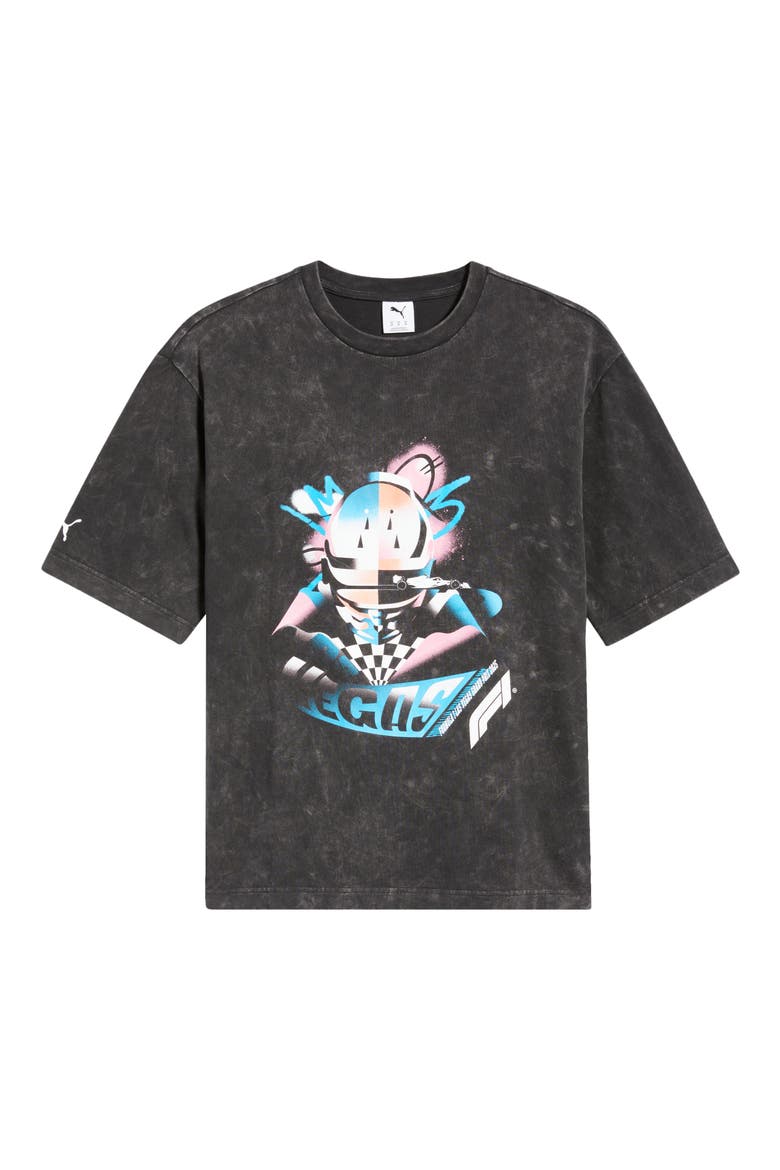 Formula 1® Vegas Driver Cotton Graphic T-Shirt, Alternate, color, PUMA BLACK