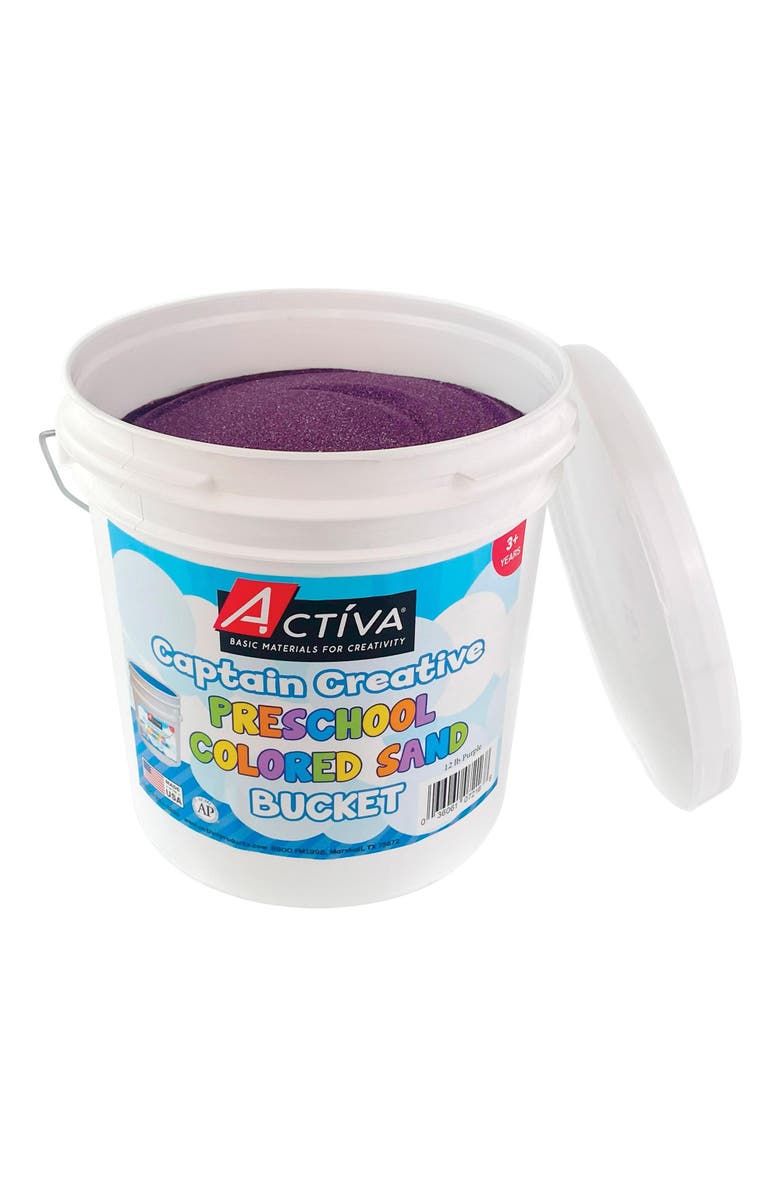Activa 12 lb Bucket Colored Sand - Purple, Main, color, Purple