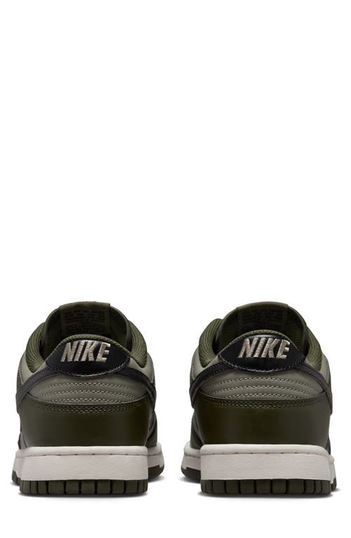 Nike Dunk Low Retro Basketball Sneaker In Green