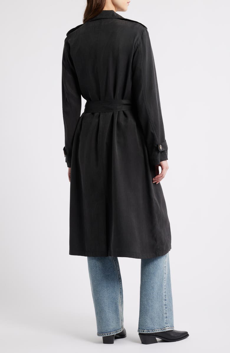 Cloth & Stone Trench Coat, Alternate, color, Black