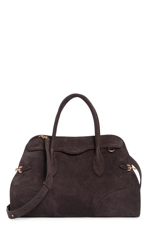 Loraine Large Relaxed Leather Satchel