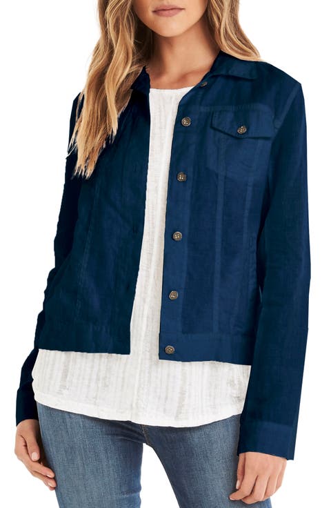 Linen Denim Jacket