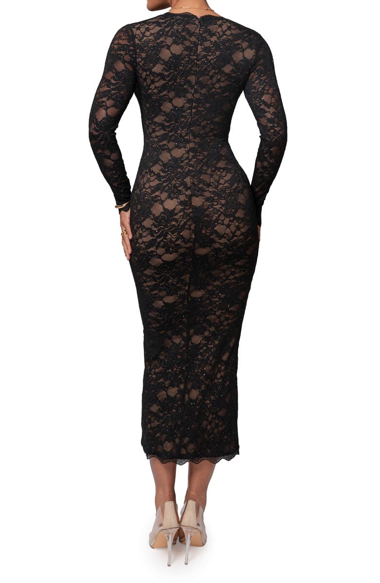 JLUXLABEL Canada Long Sleeve Lace Body-Con Dress, Alternate, color,