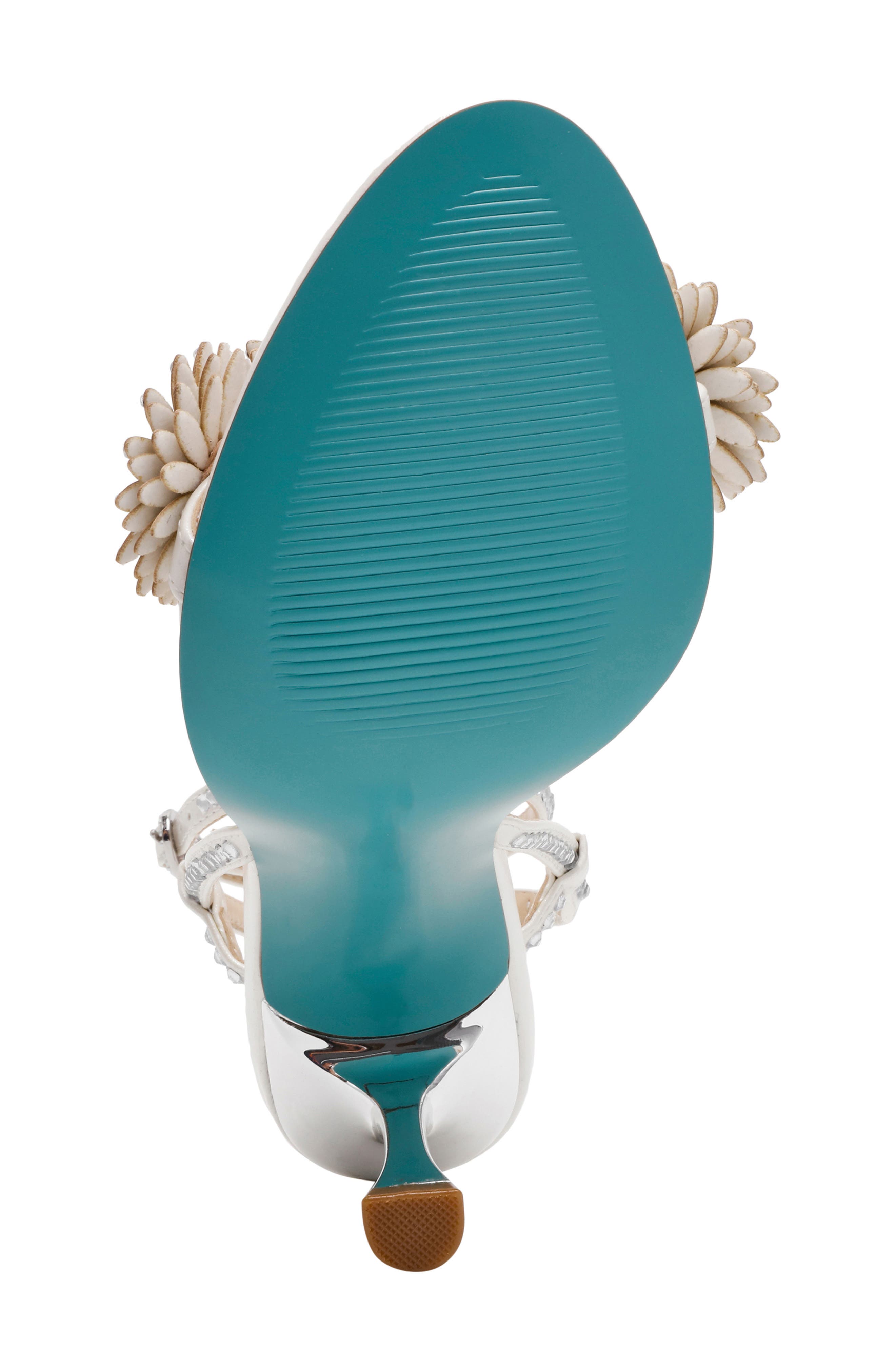 Betsey Johnson Mylee Ankle Strap Sandal, Alternate, color, Ivory