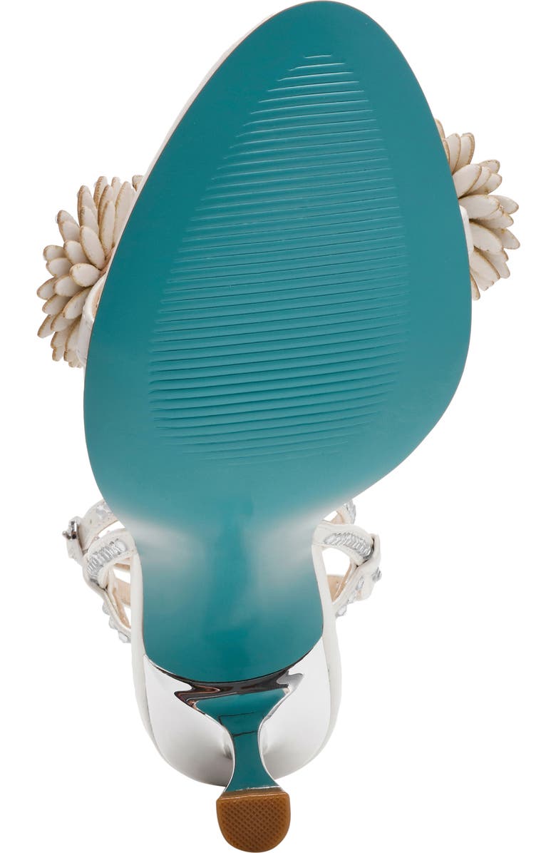 Betsey Johnson Mylee Ankle Strap Sandal, Alternate, color, Ivory