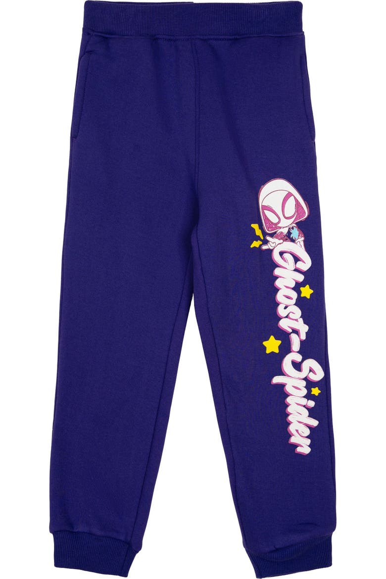 Spidey and His Amazing Friends Fleece Hoodie and Pants Set, Alternate, color, Ghost Spider Purple