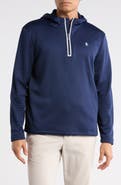Original Penguin Long Sleeve Half-Zip Fleece Pullover Hoodie