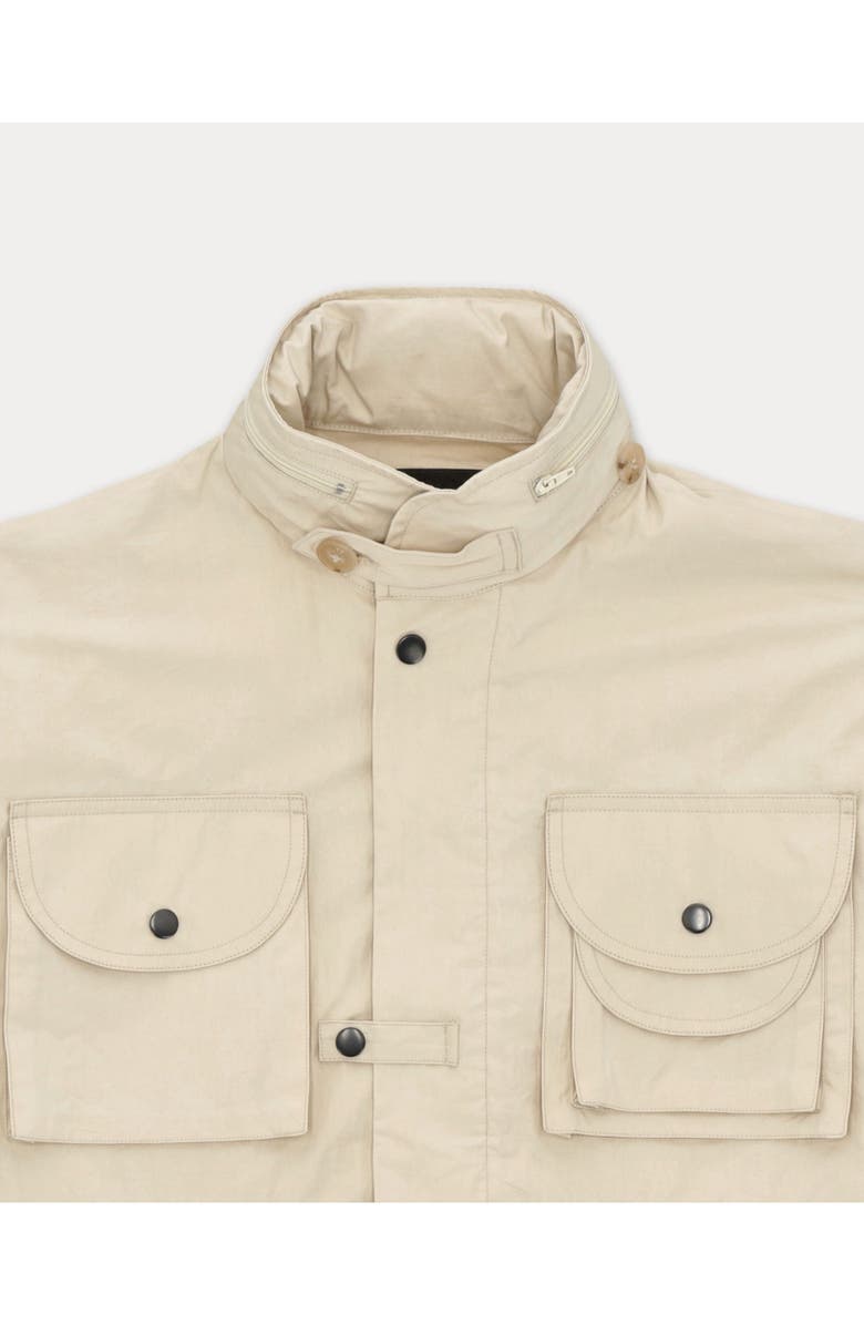 Fortela Tpage Nylon and Cotton Jacket, Alternate, color, White