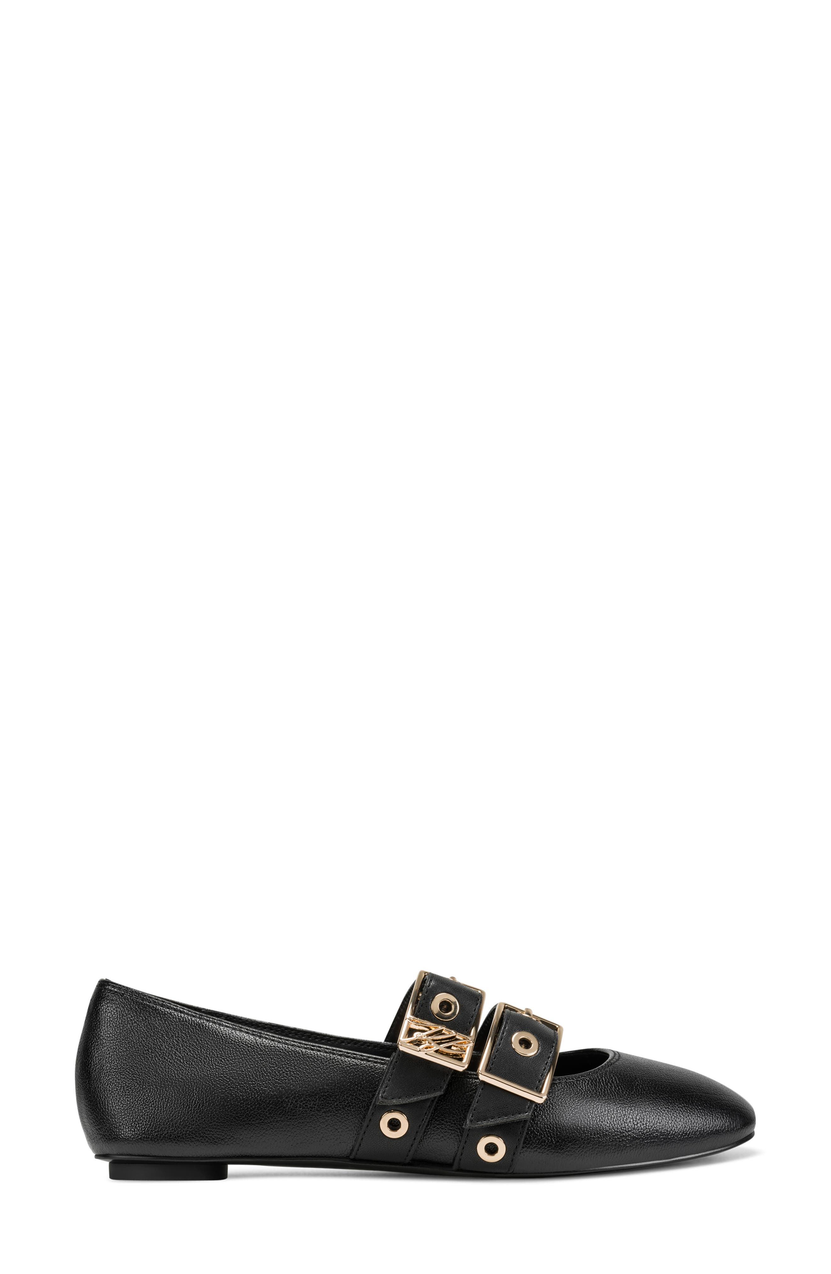 Ashlyn Mary Jane Flat, Alternate, color, BLACK