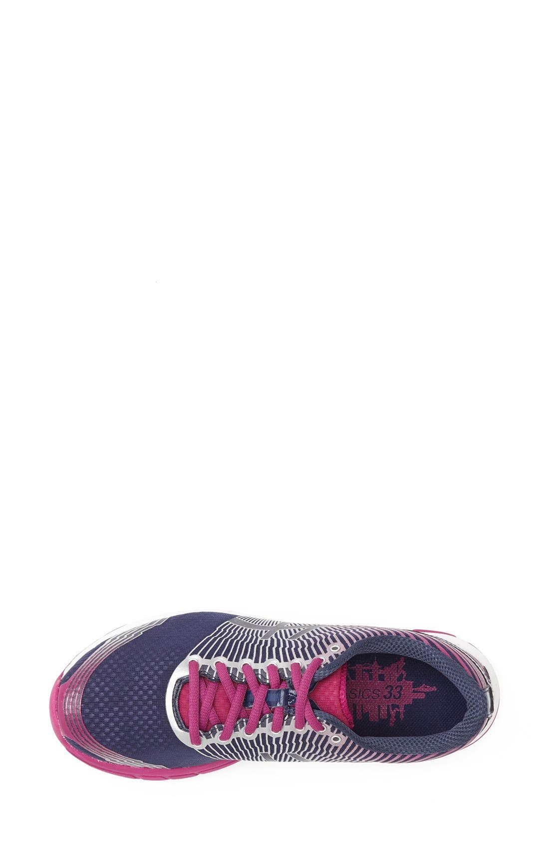 'GEL-Lyte 33 3.0' Running Shoe, Alternate, color, NAVY/ LIGHTNING/ PLUM