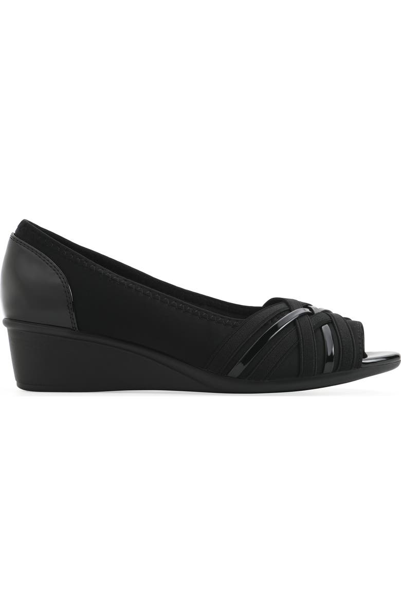 CLIFFS BY WHITE MOUNTAIN Boldest Wedge Peep Toe Pump, Alternate, color,