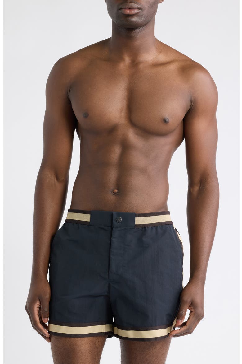 Baller Nylon Shorts, Main, color, BLACK-01