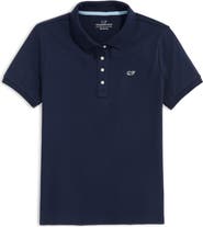 vineyard vines Kids' Stretch Cotton Piqué Polo