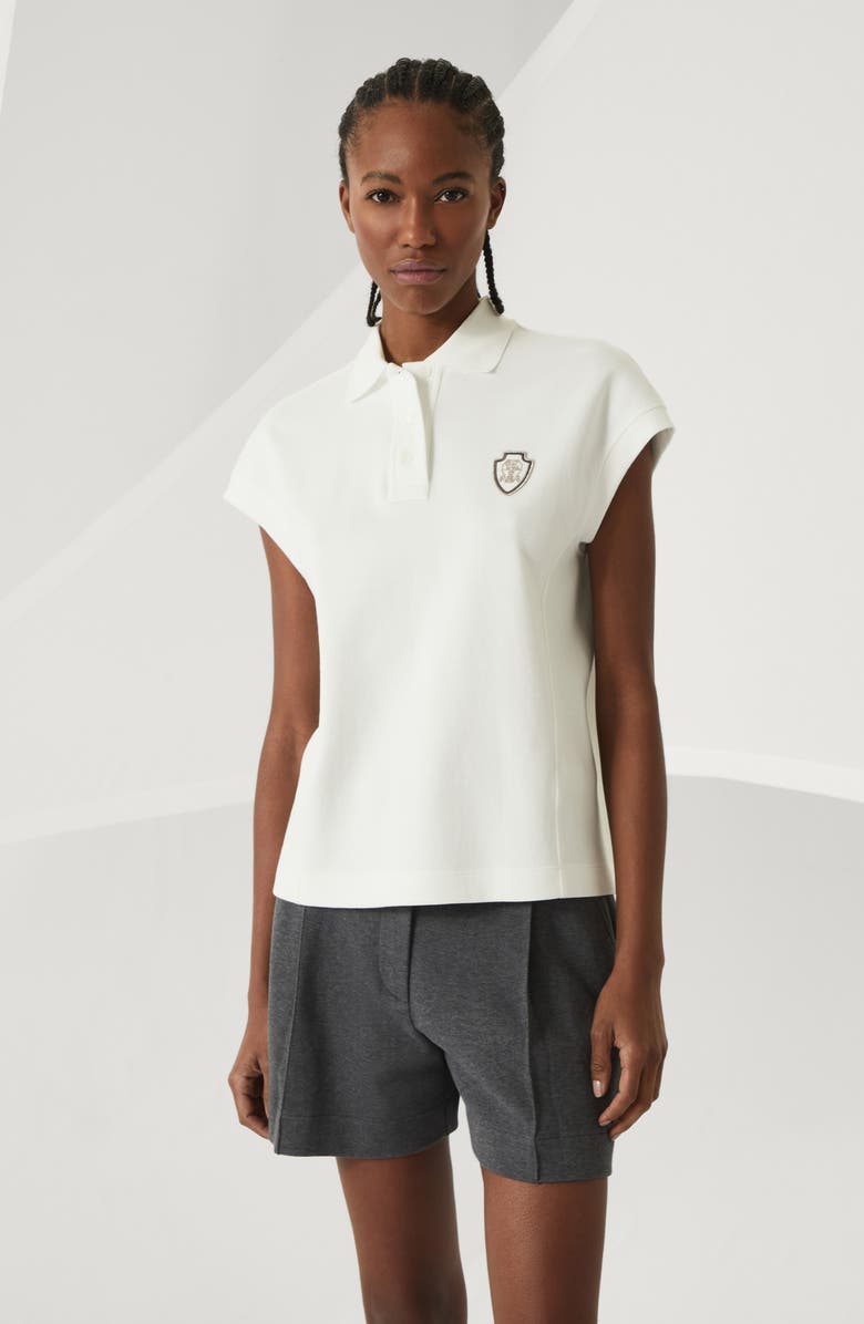 Brunello Cucinelli Piqué polo shirt, Alternate, color, 