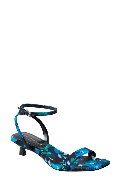 Alona Ankle Strap Kitten Heel Sandal (Women)