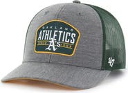 '47 Men's '47 Charcoal Oakland Athletics Slate Trucker Snapback Hat