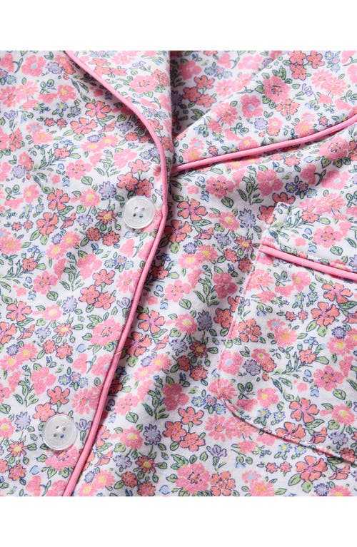 PETITE PLUME PETITE PLUME FLEURS DE ROSE PIMA COTTON PAJAMAS