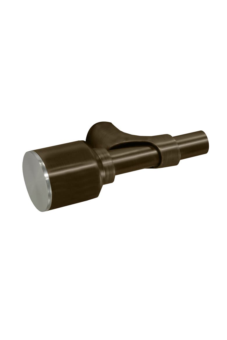 Blackout Curtain Rod Set, Main, color, ESPRESSO