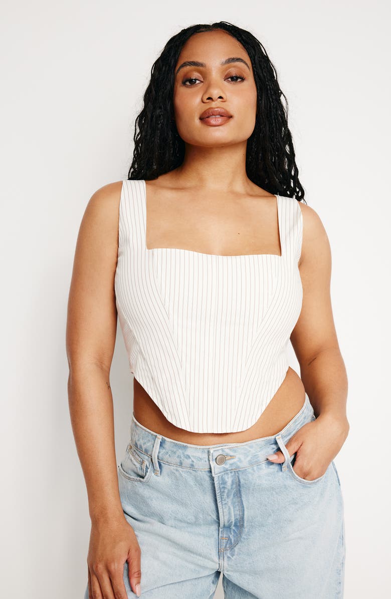 Good American Poplin Corset, Alternate, color, 