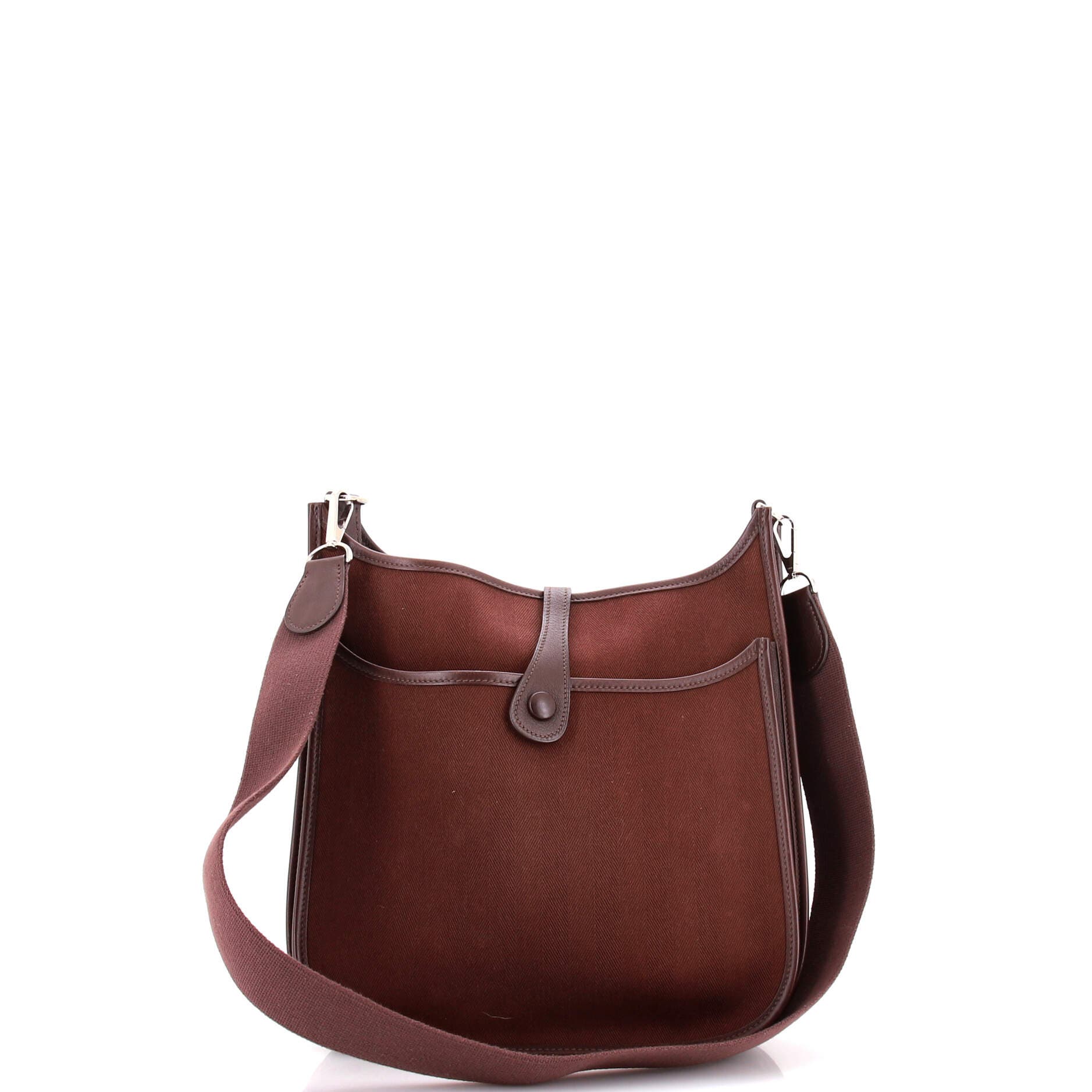 Evelyne Bag Gen II Toile and Leather PM, Alternate, color, Brown