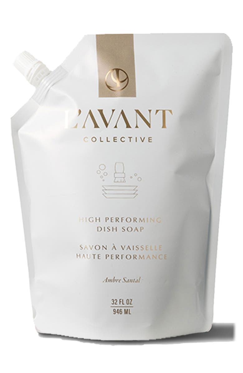 L
AVANT Collective Ambre Santal High Performing Dish Soap Refill, Main, color, Cream