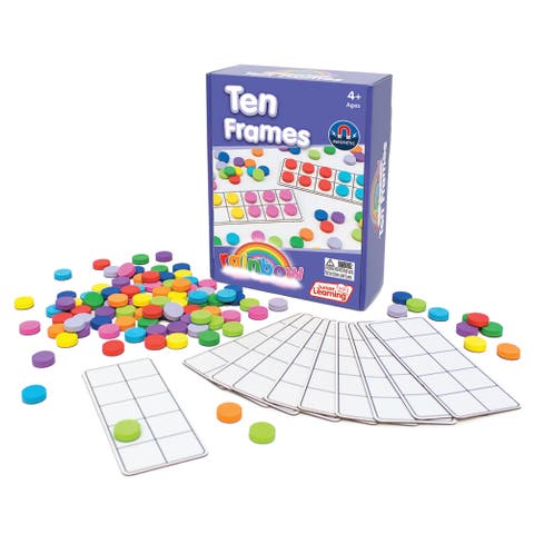 Rainbow Ten Frames Magnetic Activities Learning Set