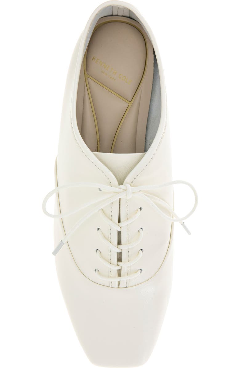 Kenneth Cole Justice Square Toe Oxford, Alternate, color, Ecru Leather