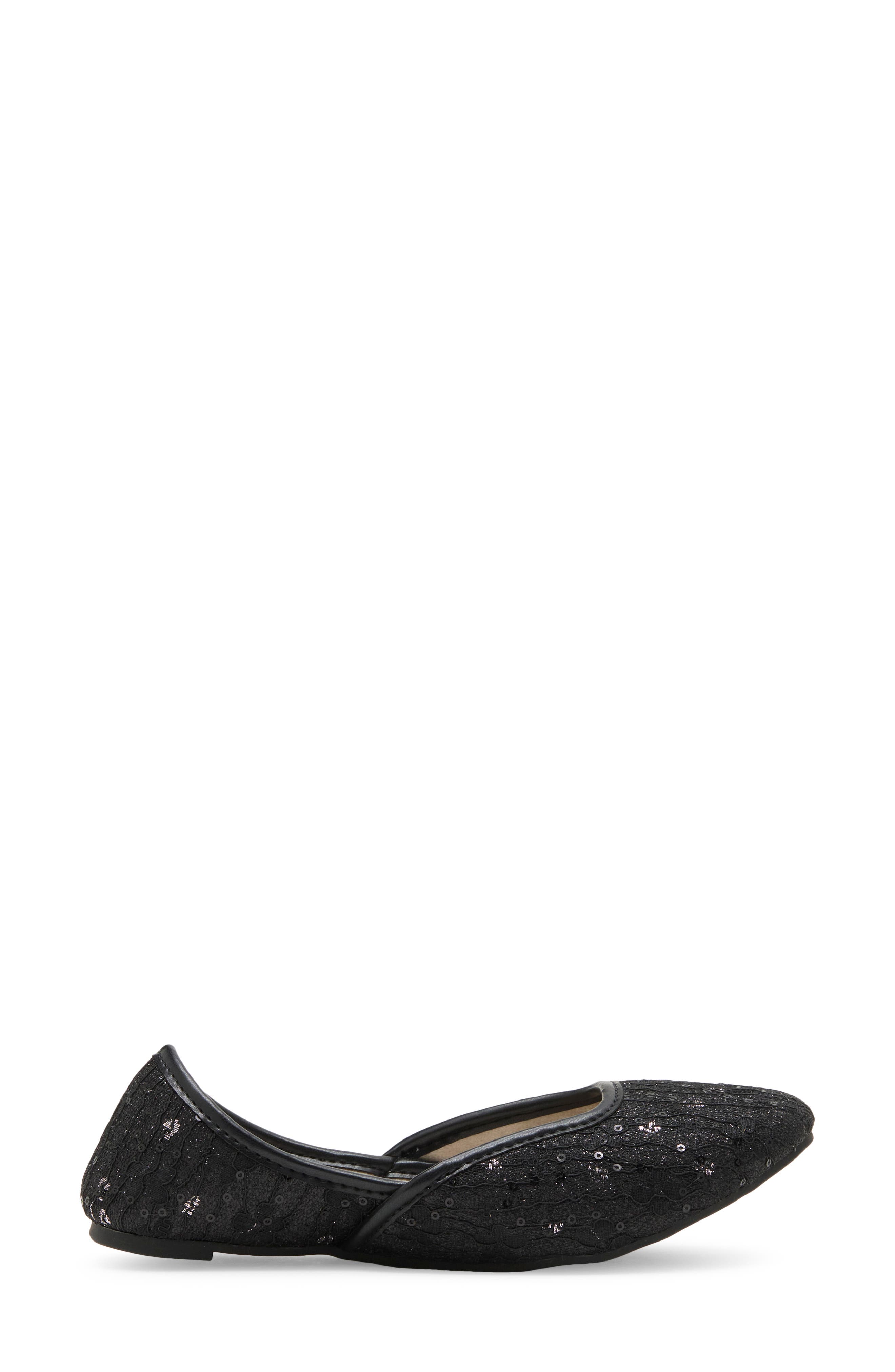 Starnight Jutti Flat, Alternate, color, BLACK