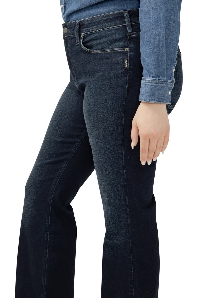 Suki Curvy Mid Rise Bootcut Jeans, Alternate, color, AMORA