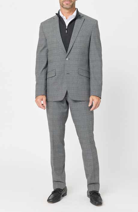 Checked Two-Button Suit
