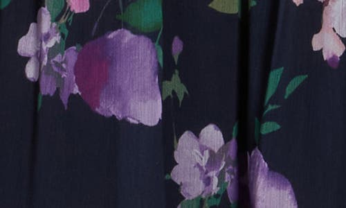 LOVESTITCH LOVESTITCH FLORAL CAP SLEEVE FIT & FLARE DRESS