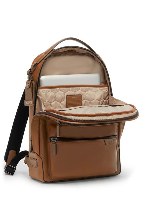 TUMI TUMI BRANDER LEATHER BACKPACK
