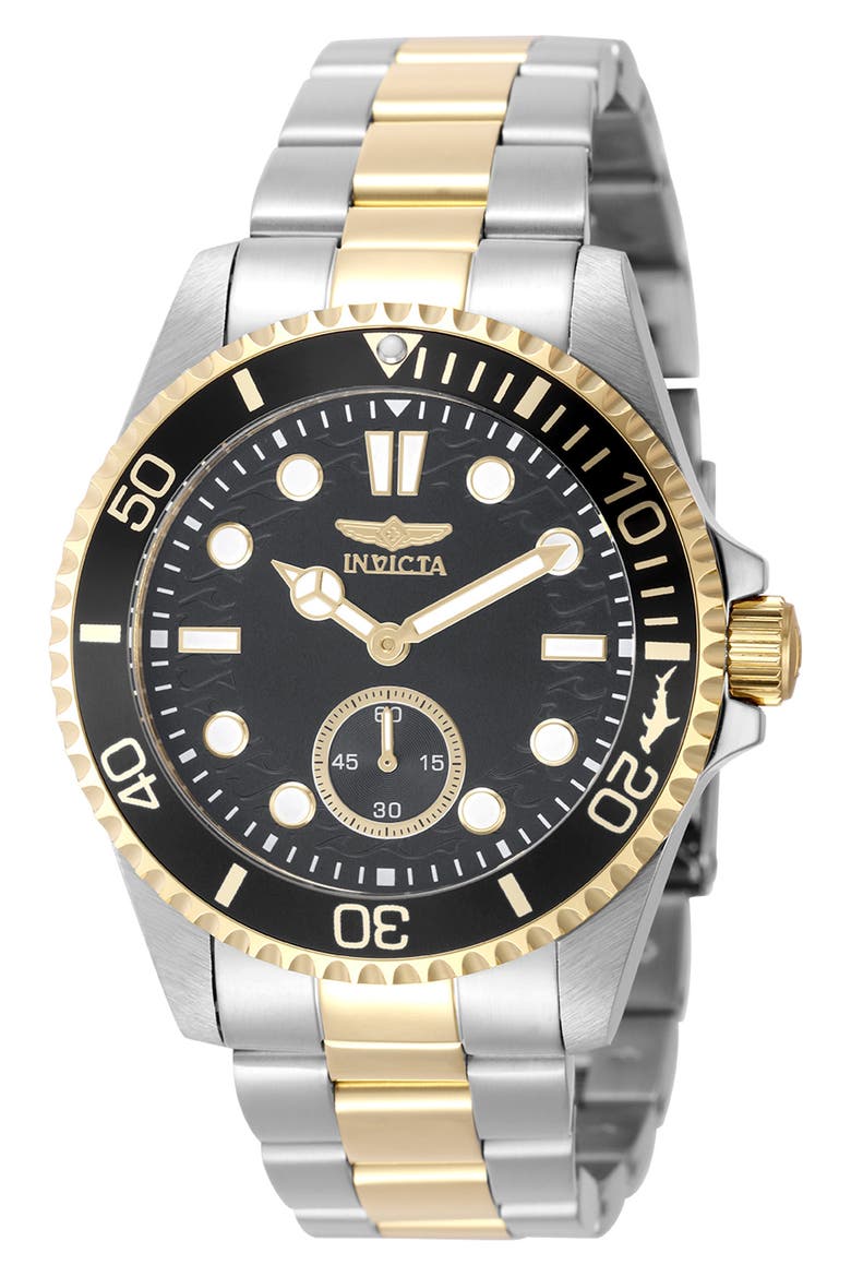 Pro Diver Bracelet Watch, 43mm, Main, color, CHARCOAL