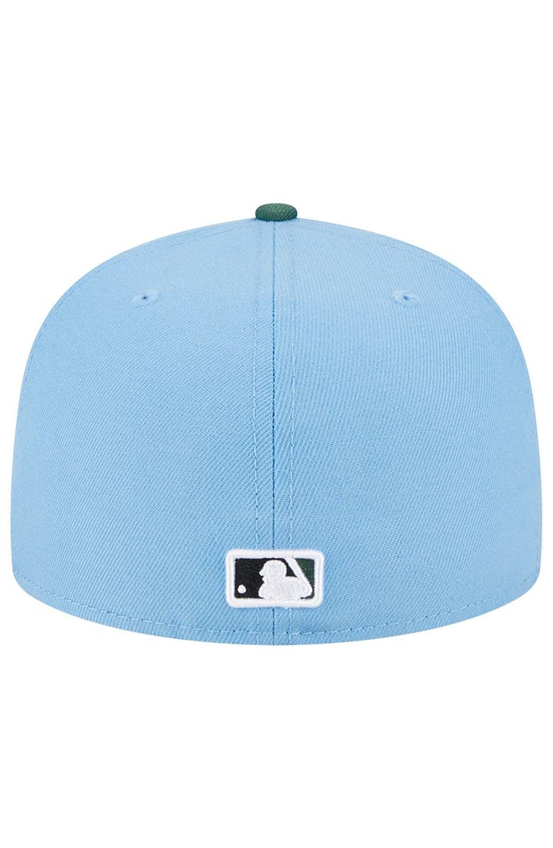 New Era Men's New Era Sky Blue/Cilantro Los Angeles Angels 2002 World Series 59FIFTY Fitted Hat, Alternate, color,