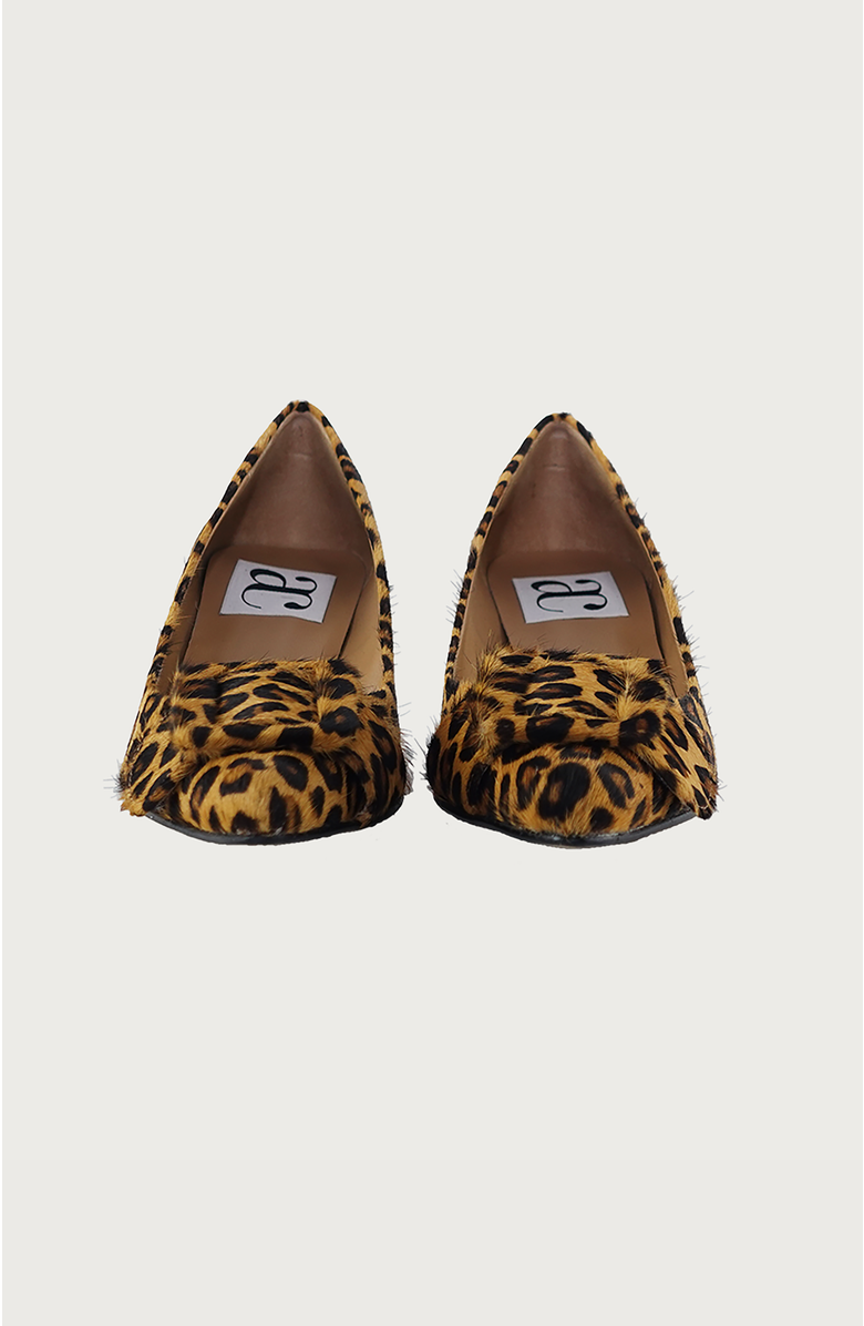 Andrea Carrano Shoes Milk Kitten Heel Pump, Alternate, color, Leopard