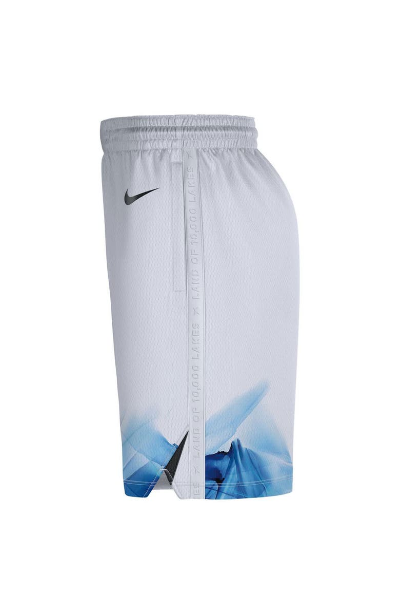 Nike Men's Nike White Minnesota Timberwolves 2024/25 City Edition Swingman Shorts, Alternate, color, 