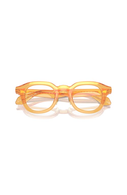 Giorgio Armani 47mm Phantos Optical Glasses In Brown