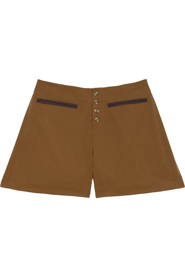 Front Field Short - Women's, Alternate, color, Madrone