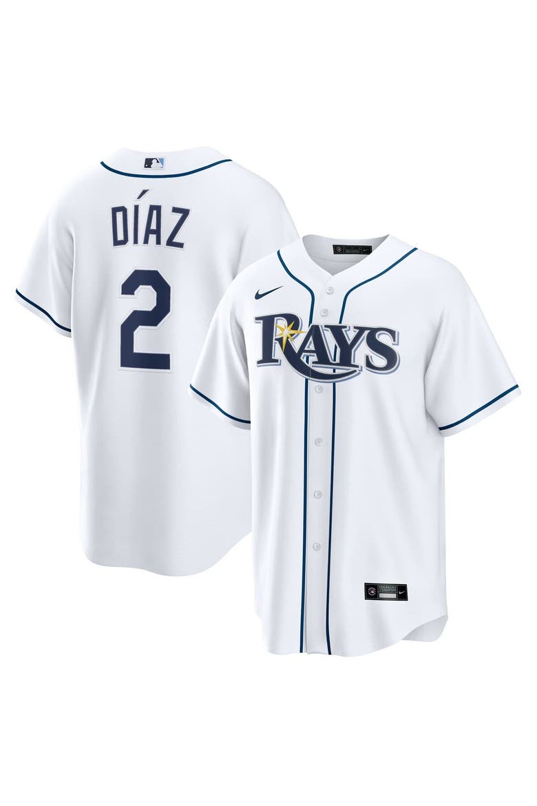 Men's Nike Yandy Díaz White Tampa Bay Rays Home Replica Jersey, Main, color, White