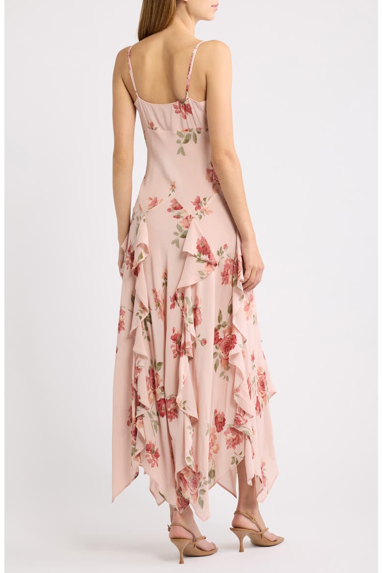 Allissa Georgette Sundress, Alternate, color, ROSE SERENADE