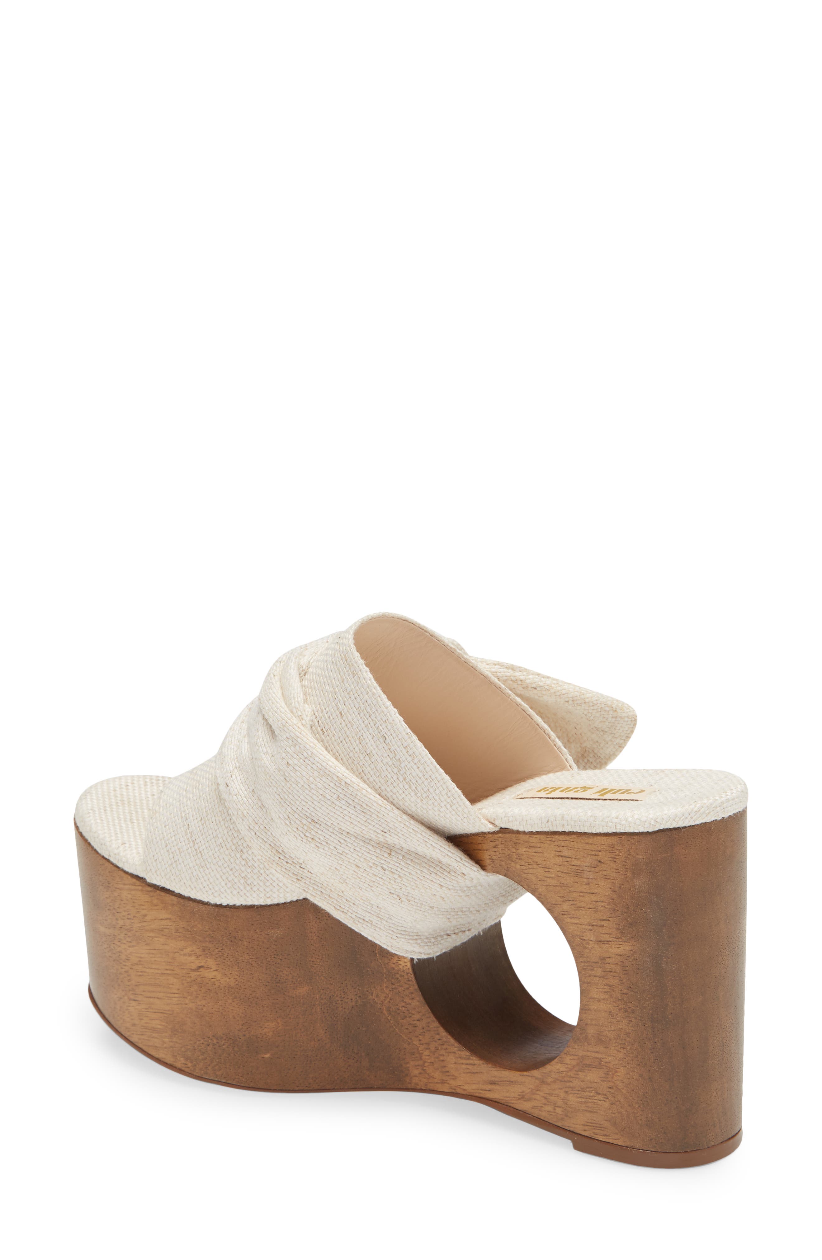 Cult Gaia Anna Platform Slide Sandal, Alternate, color, 