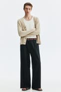 H&M Loose-fit linen-blend pants
