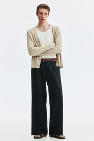 H&M Loose-fit linen-blend pants