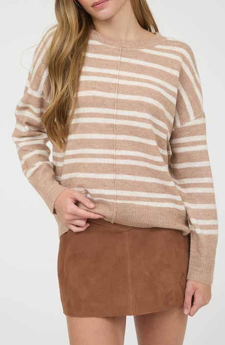 Blu Pepper Stripe Relaxed Fit Sweater