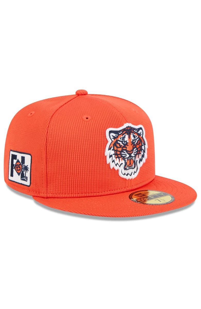 New Era Men's New Era  Orange Detroit Tigers 2025 Spring Training 59FIFTY Fitted Hat, Main, color, 